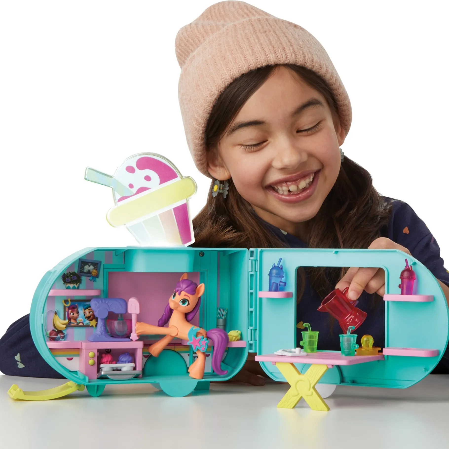 Speelsets|Jongens>Hasbro My Little Pony Sunny Starcout Smoothie Kraam
