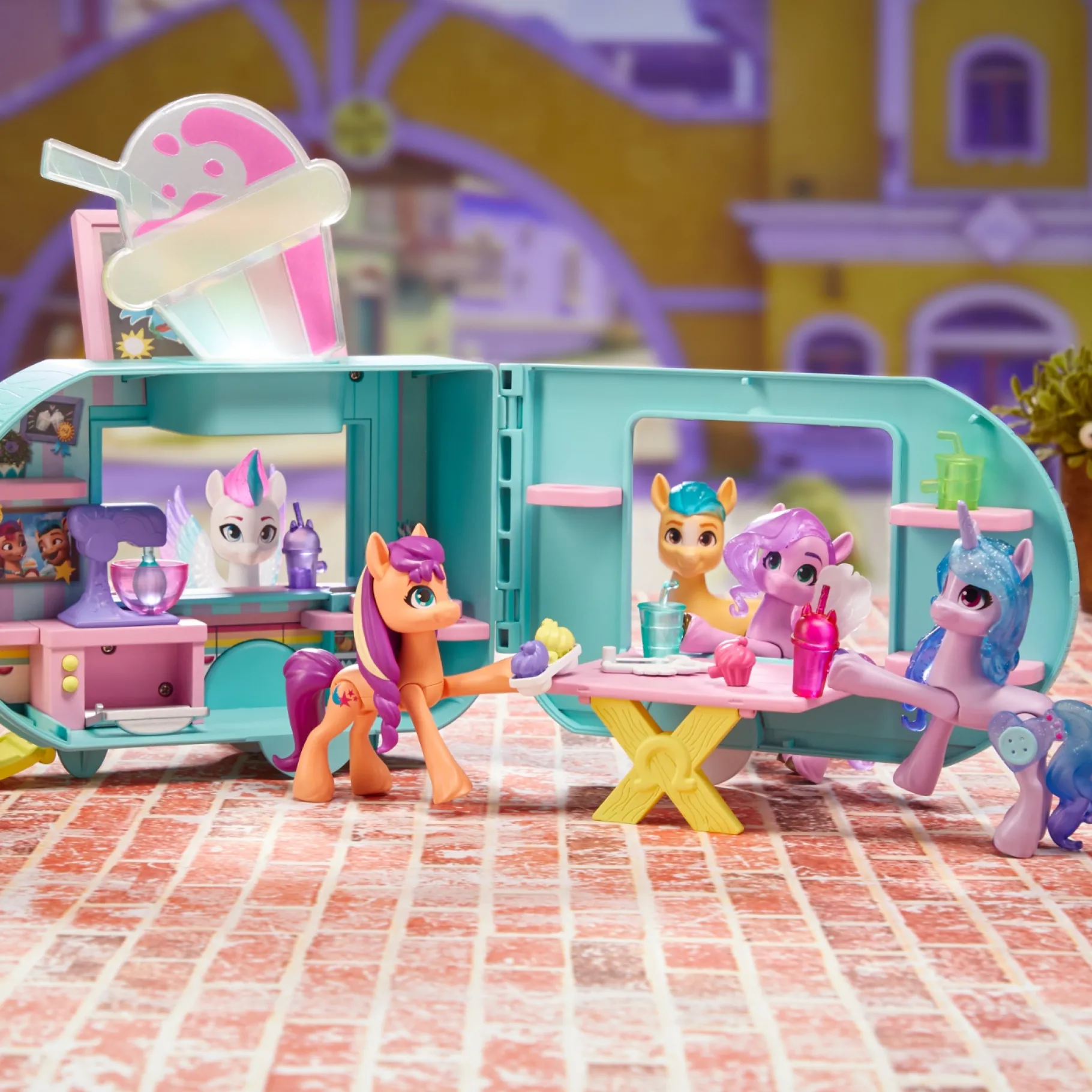 Speelsets|Jongens>Hasbro My Little Pony Sunny Starcout Smoothie Kraam