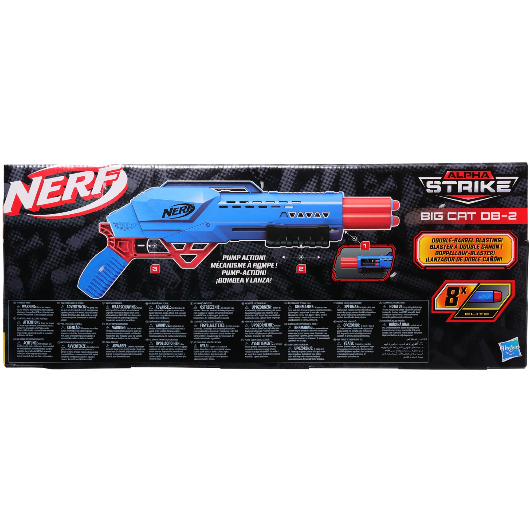 Blasters|Jongens>Hasbro Nerf Alpha Strike Big Cat