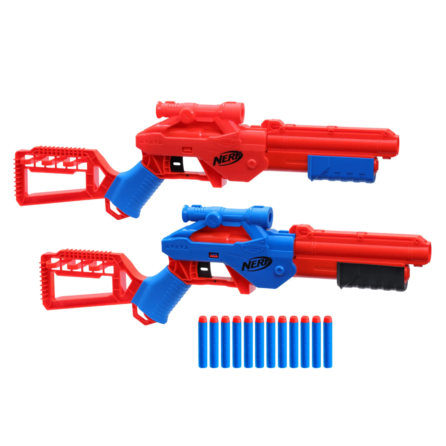 Blasters|Jongens>Hasbro Nerf Alpha Strike Multi Pack Assorti