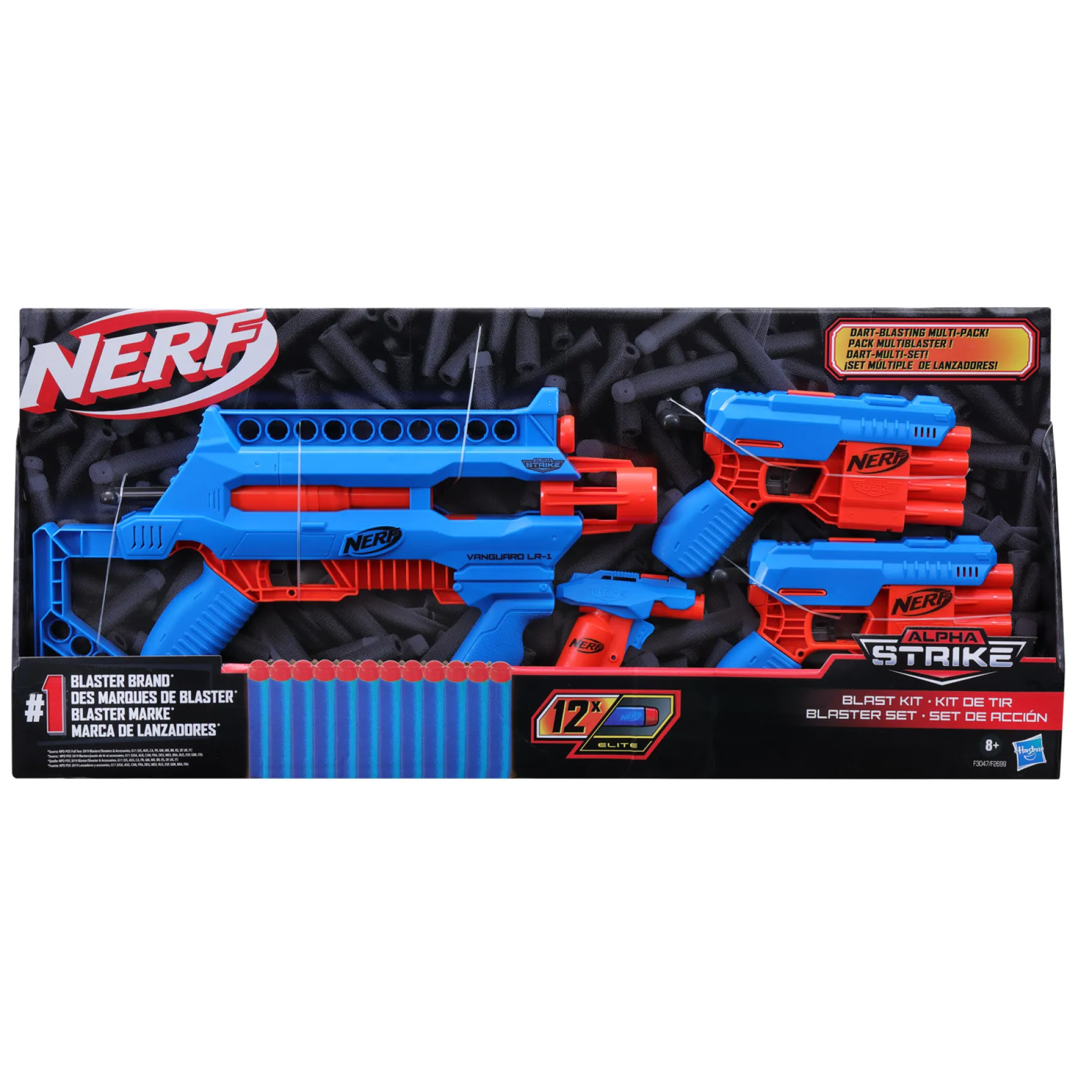 Blasters|Jongens>Hasbro Nerf Alpha Strike Multi Pack Assorti