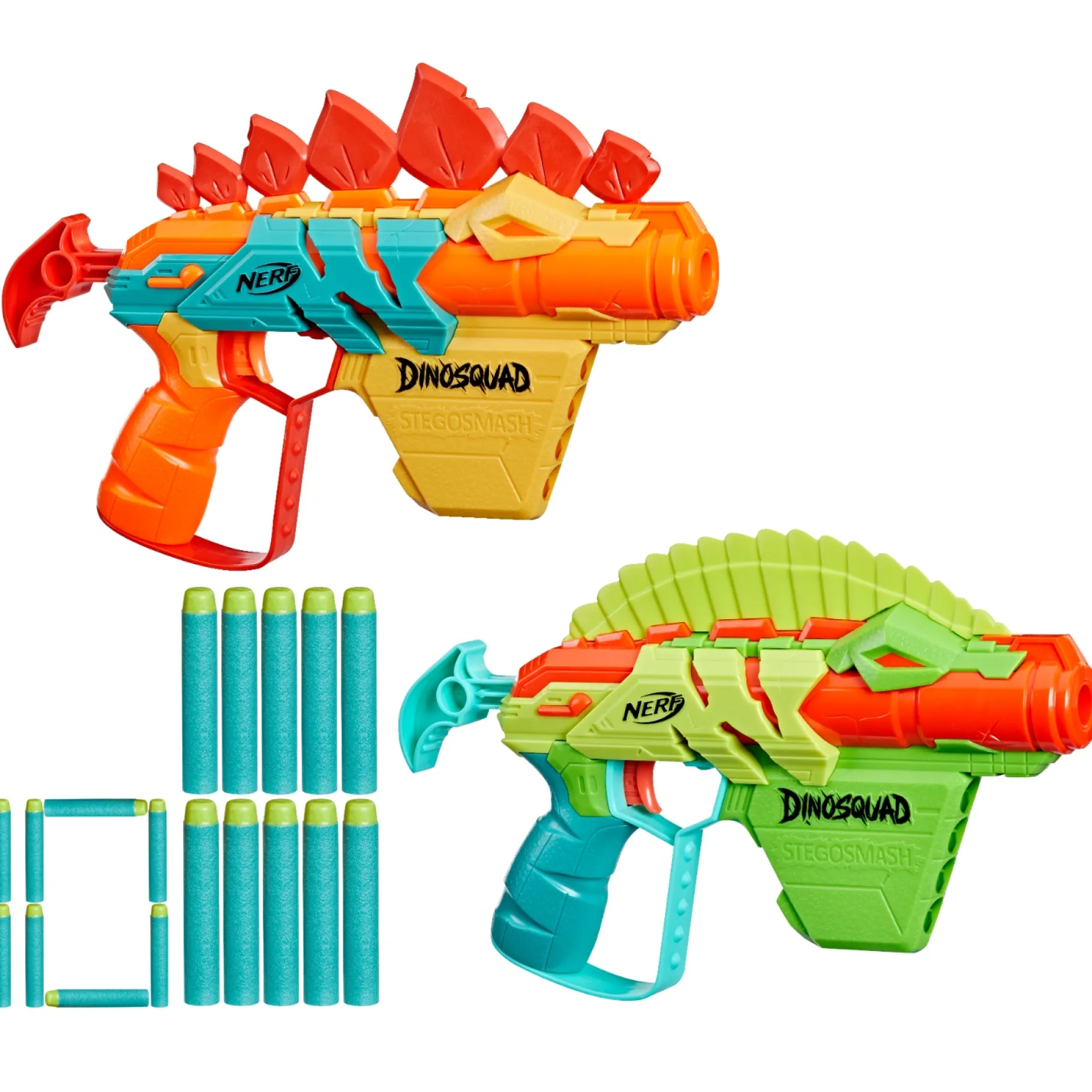 Jongens|Blasters>Hasbro Nerf Dinosquad Stego Duo Pack