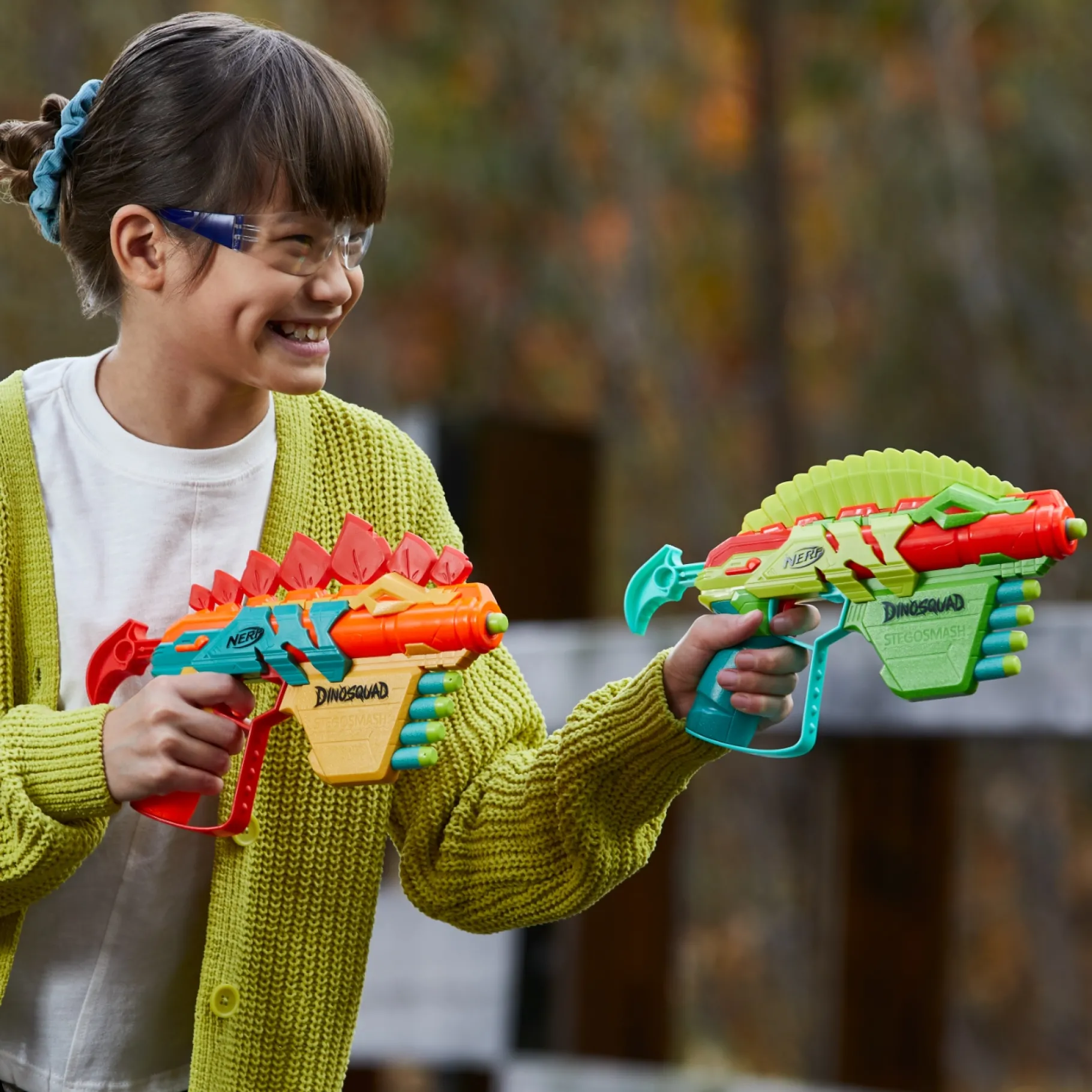 Jongens|Blasters>Hasbro Nerf Dinosquad Stego Duo Pack