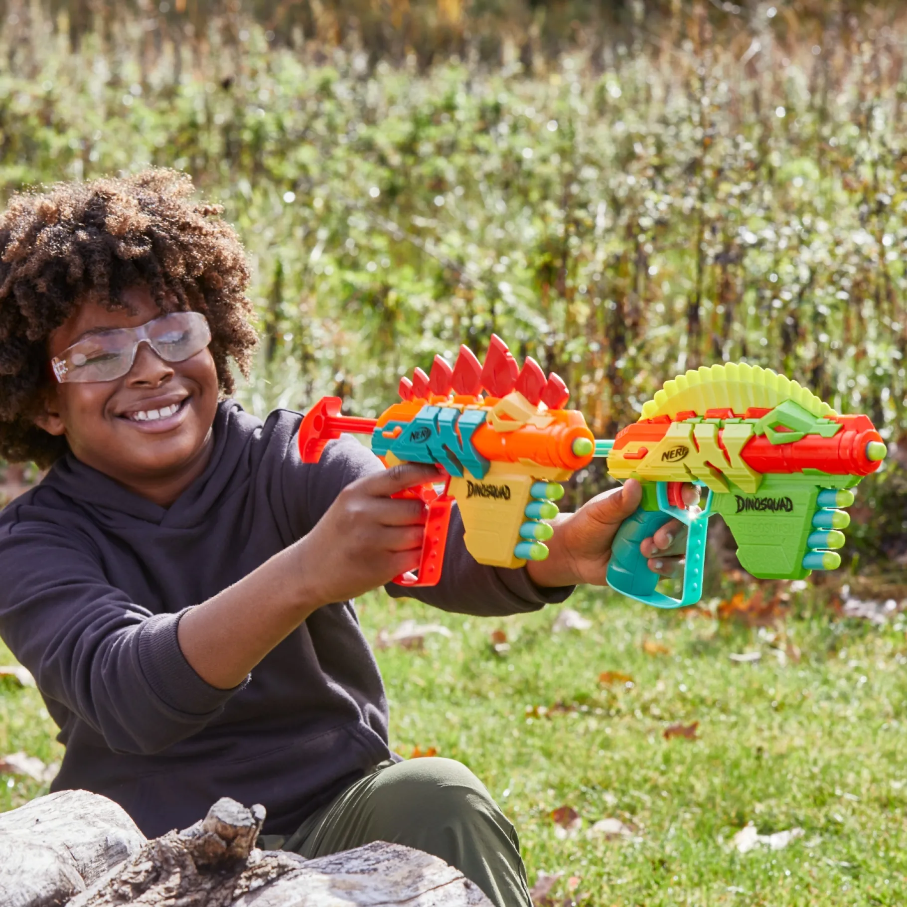 Jongens|Blasters>Hasbro Nerf Dinosquad Stego Duo Pack