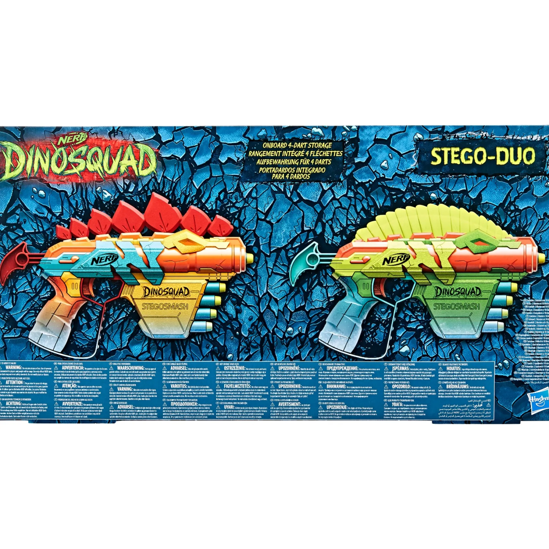 Jongens|Blasters>Hasbro Nerf Dinosquad Stego Duo Pack
