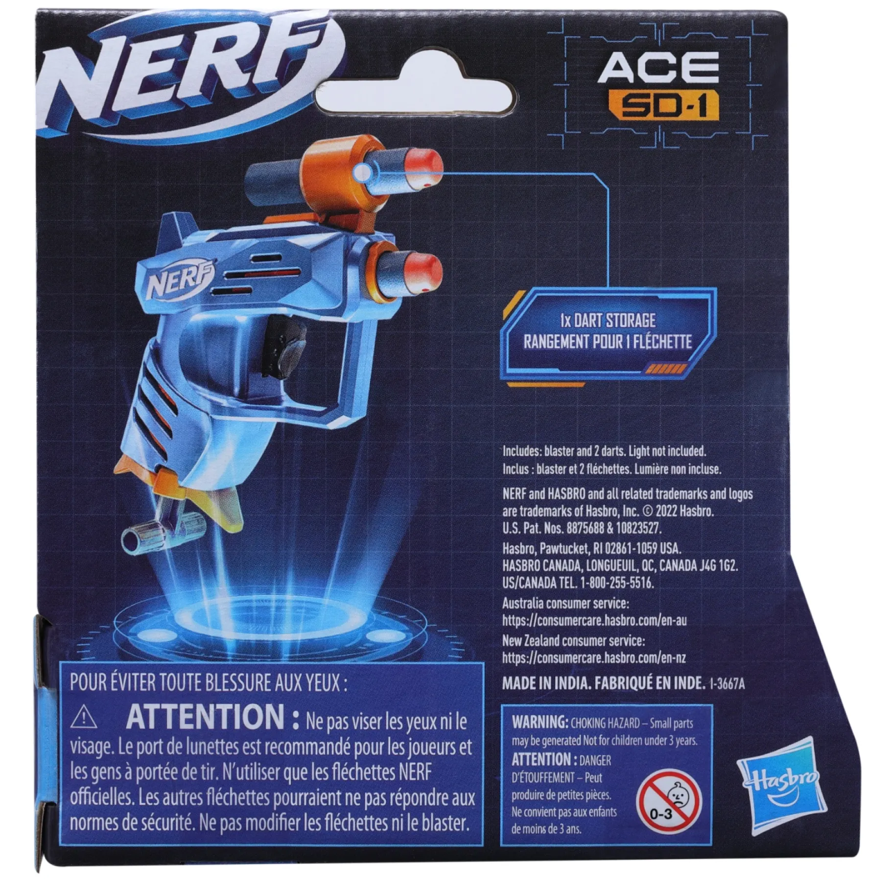 Blasters|Jongens>Hasbro Nerf Elite 2.0 Ace SD-1