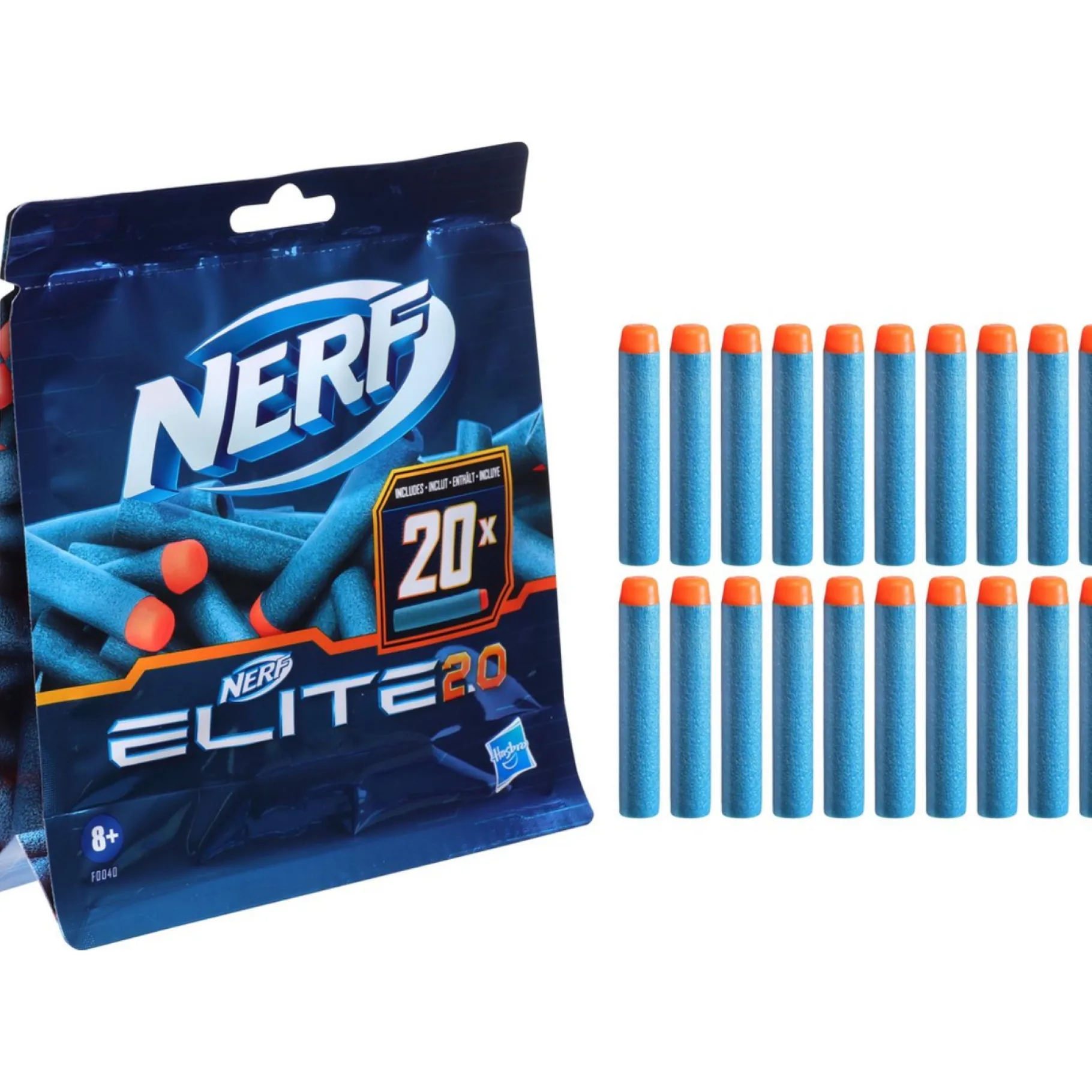 Blasters|Jongens>Hasbro Nerf Elite 2.0 Darts (20 st)