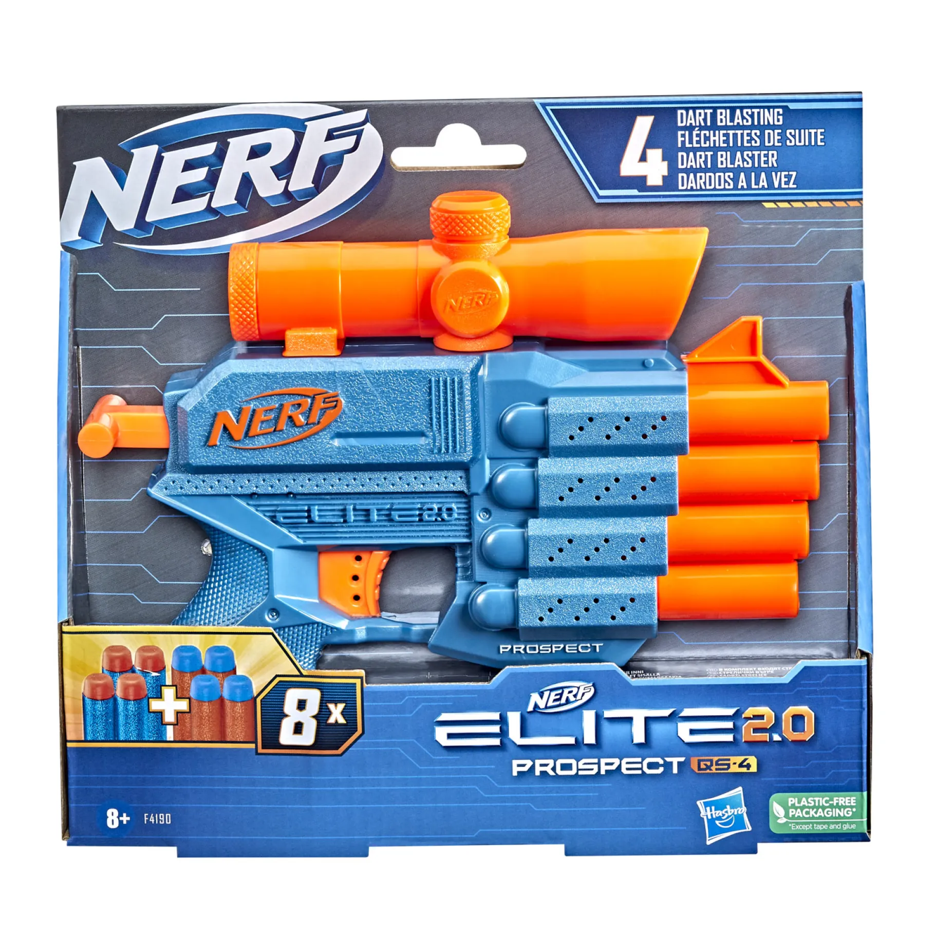 Blasters|Jongens>Hasbro Nerf Elite 2.0 Prospect Qs 4