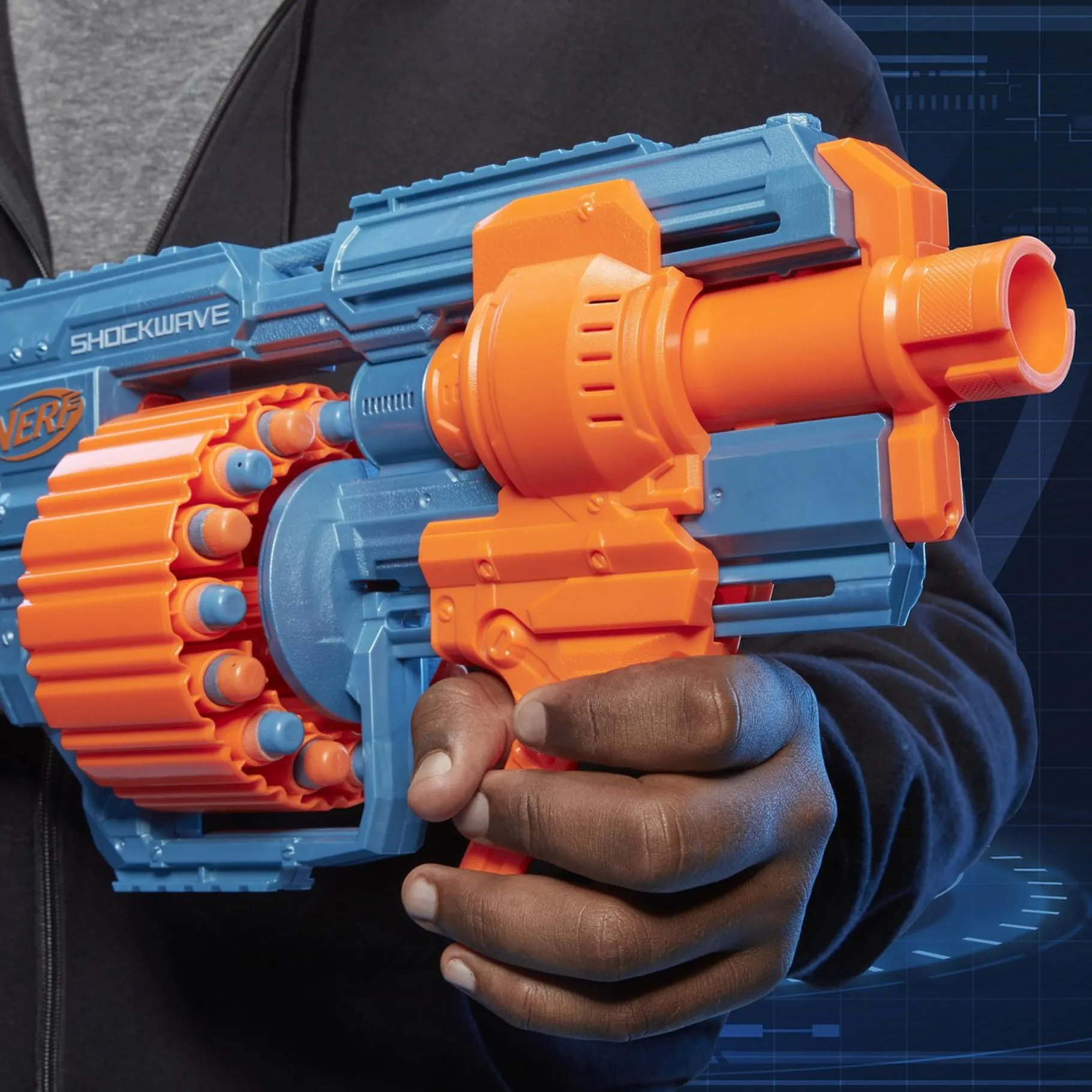 Blasters|Jongens>Hasbro Nerf Elite 2.0 Shockwave RD 15