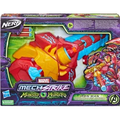 Blasters> Nerf Marvel Mech Strike Monster Hunters Iron Man