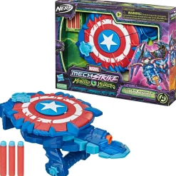 Jongens|Blasters></noscript> Nerf Marvel Mech Strike Monster Hunters Captain America