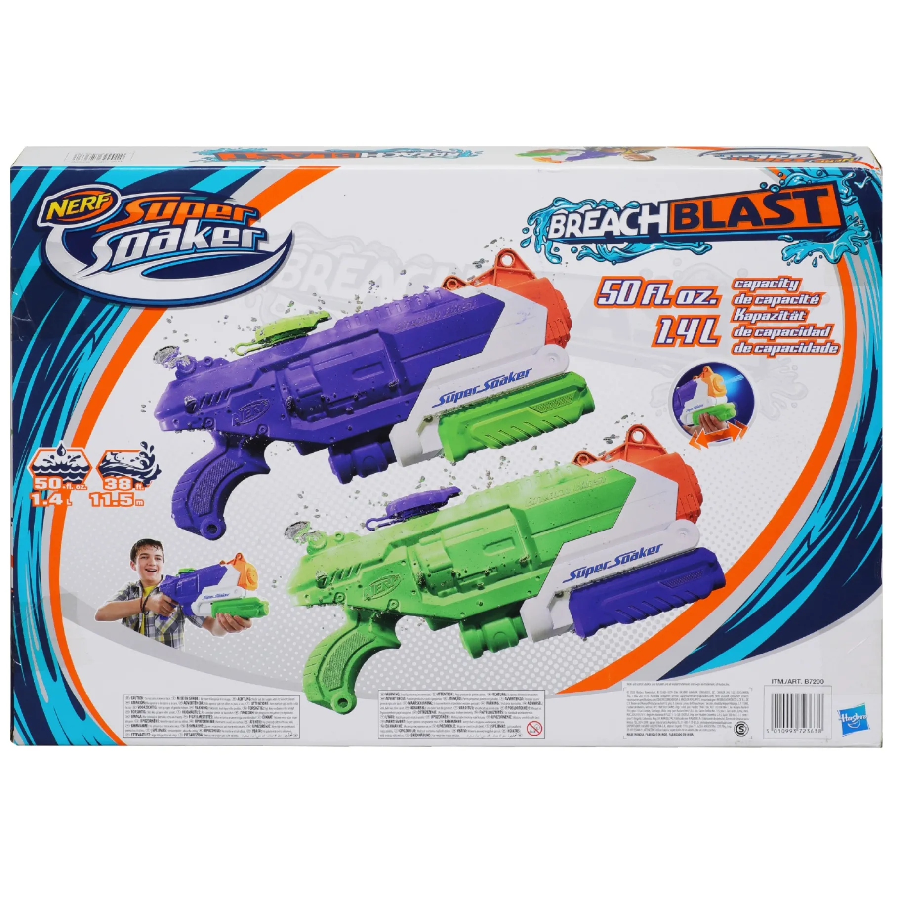 Blasters|Jongens>Hasbro Nerf Super Soaker Blast 2 Pack