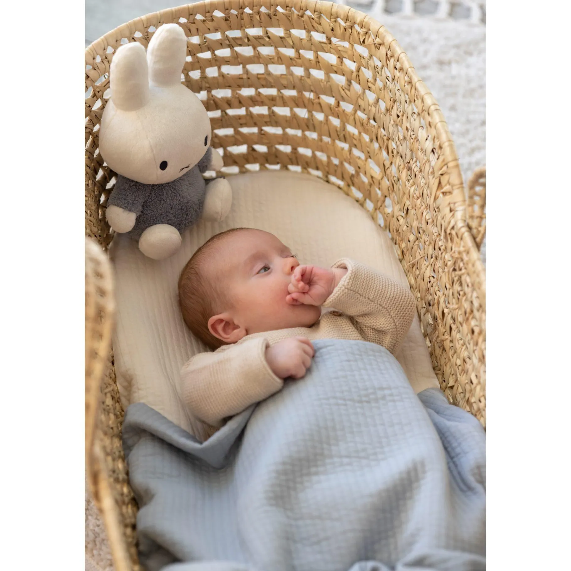 Plucheknuffels>Tiamo Nijntje Knuffel 25cm Fluffy Blue