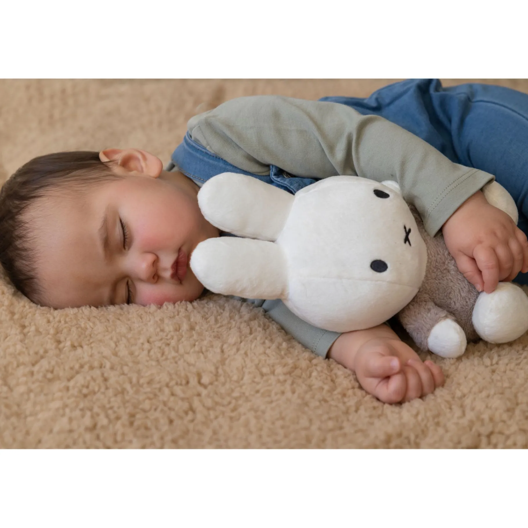 Plucheknuffels>Tiamo Nijntje Knuffel 25cm Fluffy Taupe