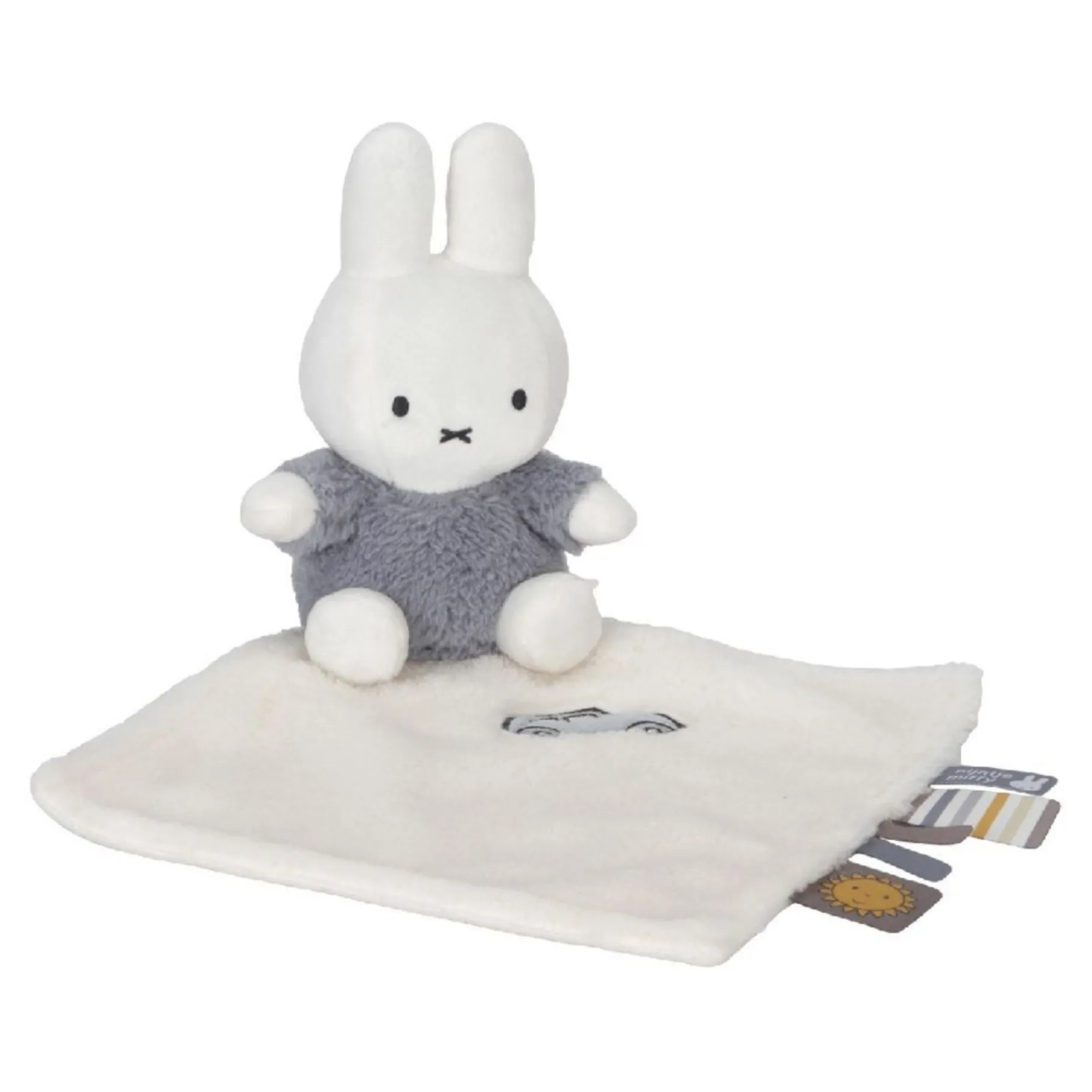 Knuffeldoekjes En Knuffelboekjes>Tiamo Nijntje Knuffeldoekje Fluffy Blue