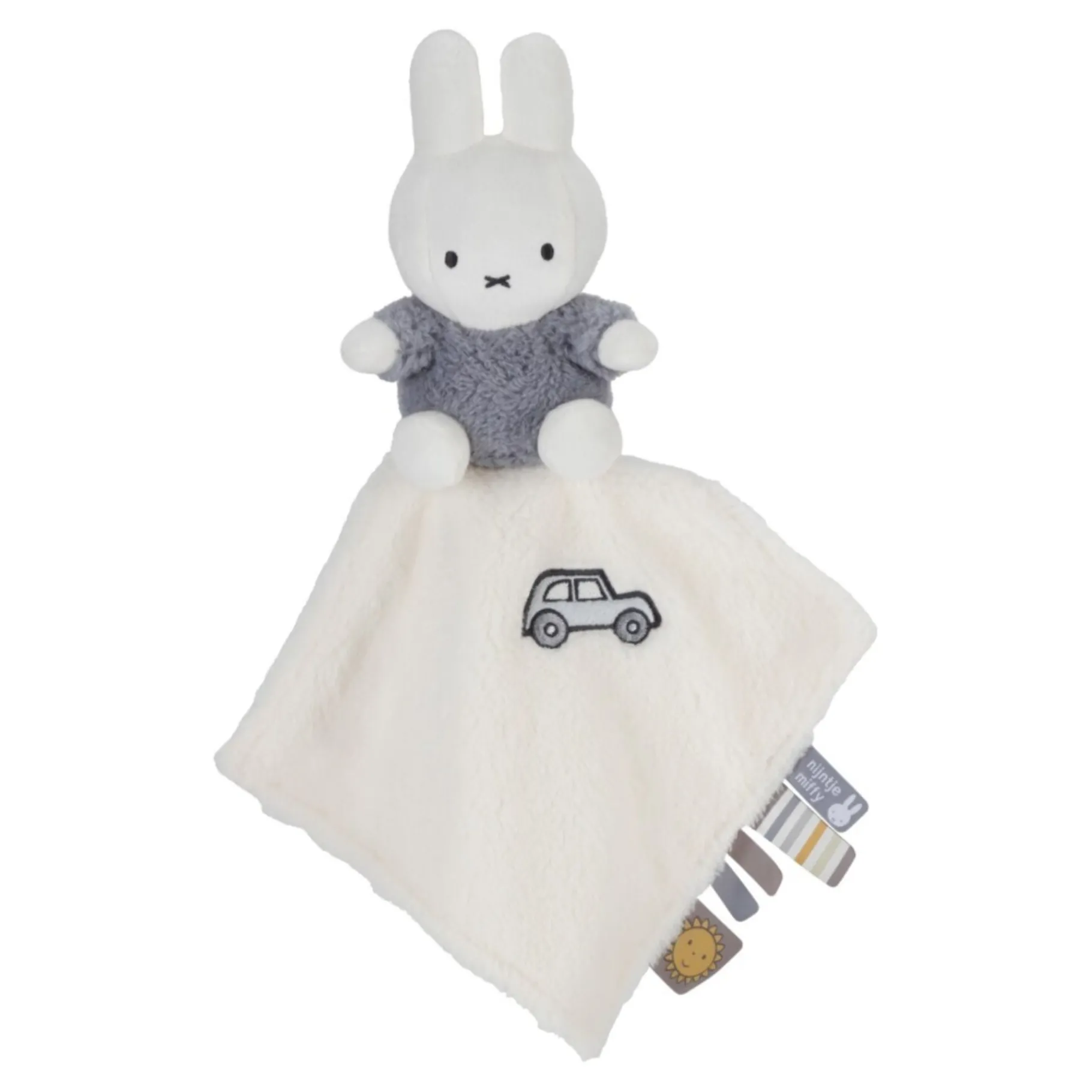 Knuffeldoekjes En Knuffelboekjes>Tiamo Nijntje Knuffeldoekje Fluffy Blue