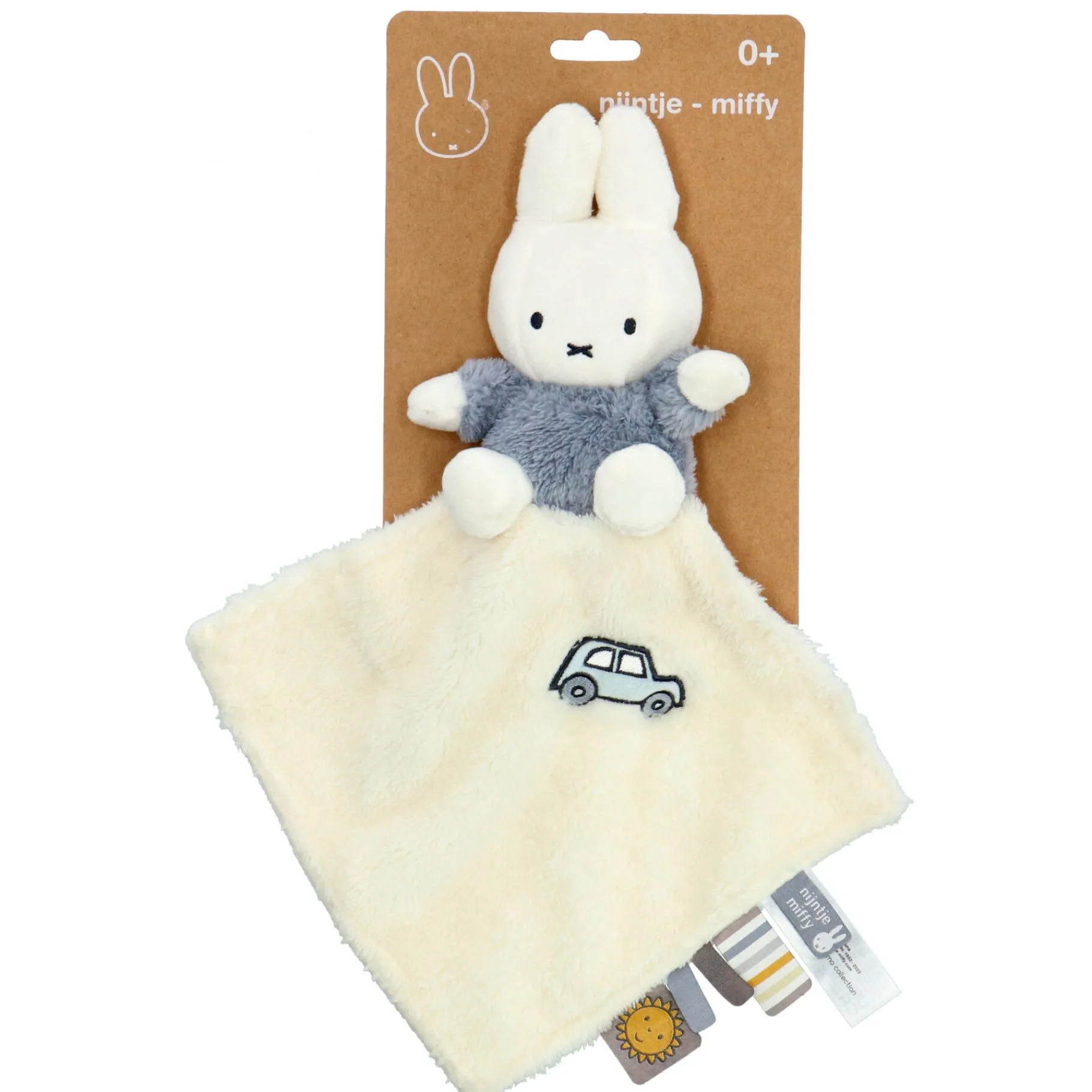 Knuffeldoekjes En Knuffelboekjes>Tiamo Nijntje Knuffeldoekje Fluffy Blue