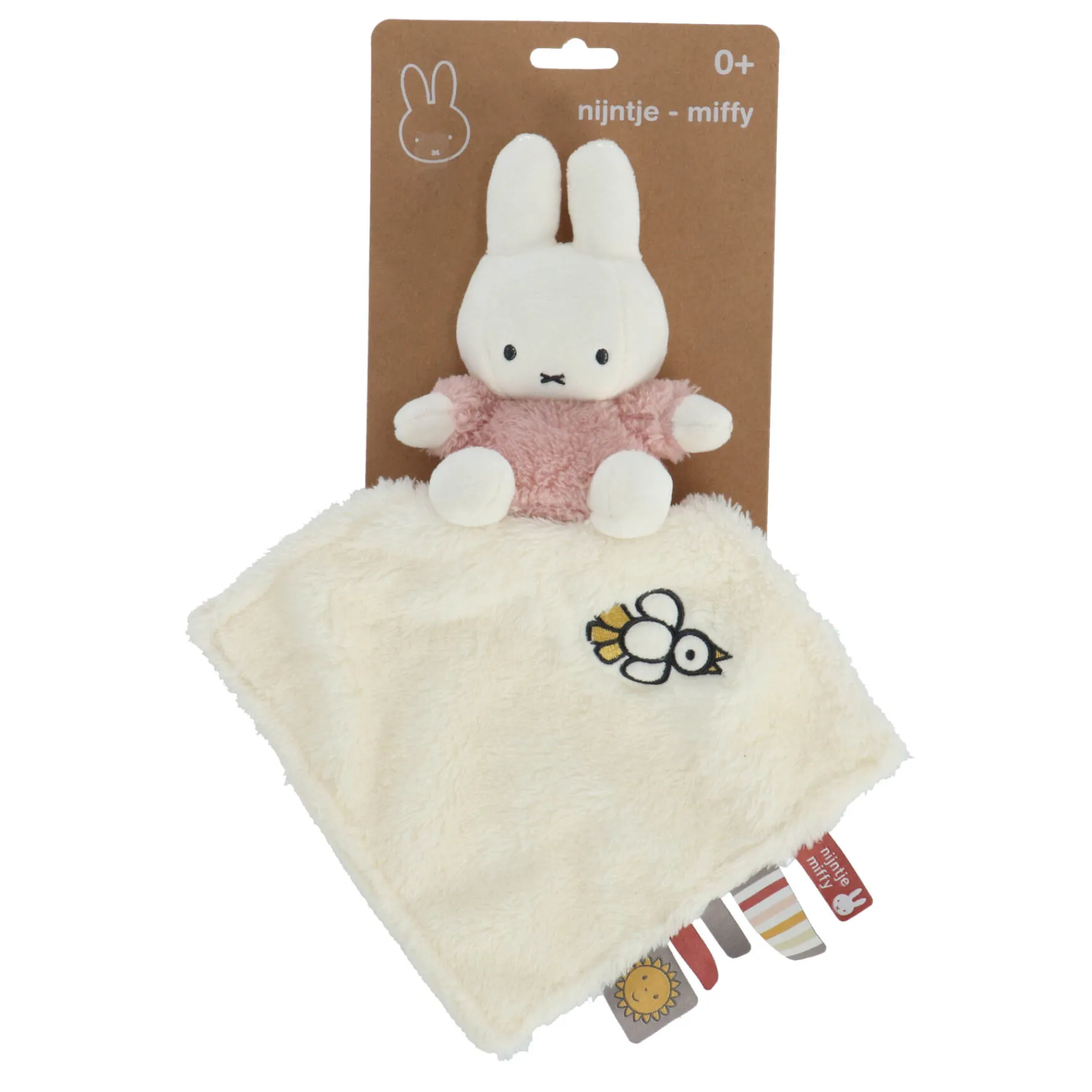 Knuffeldoekjes En Knuffelboekjes>Tiamo Nijntje Knuffeldoekje Fluffy Pink