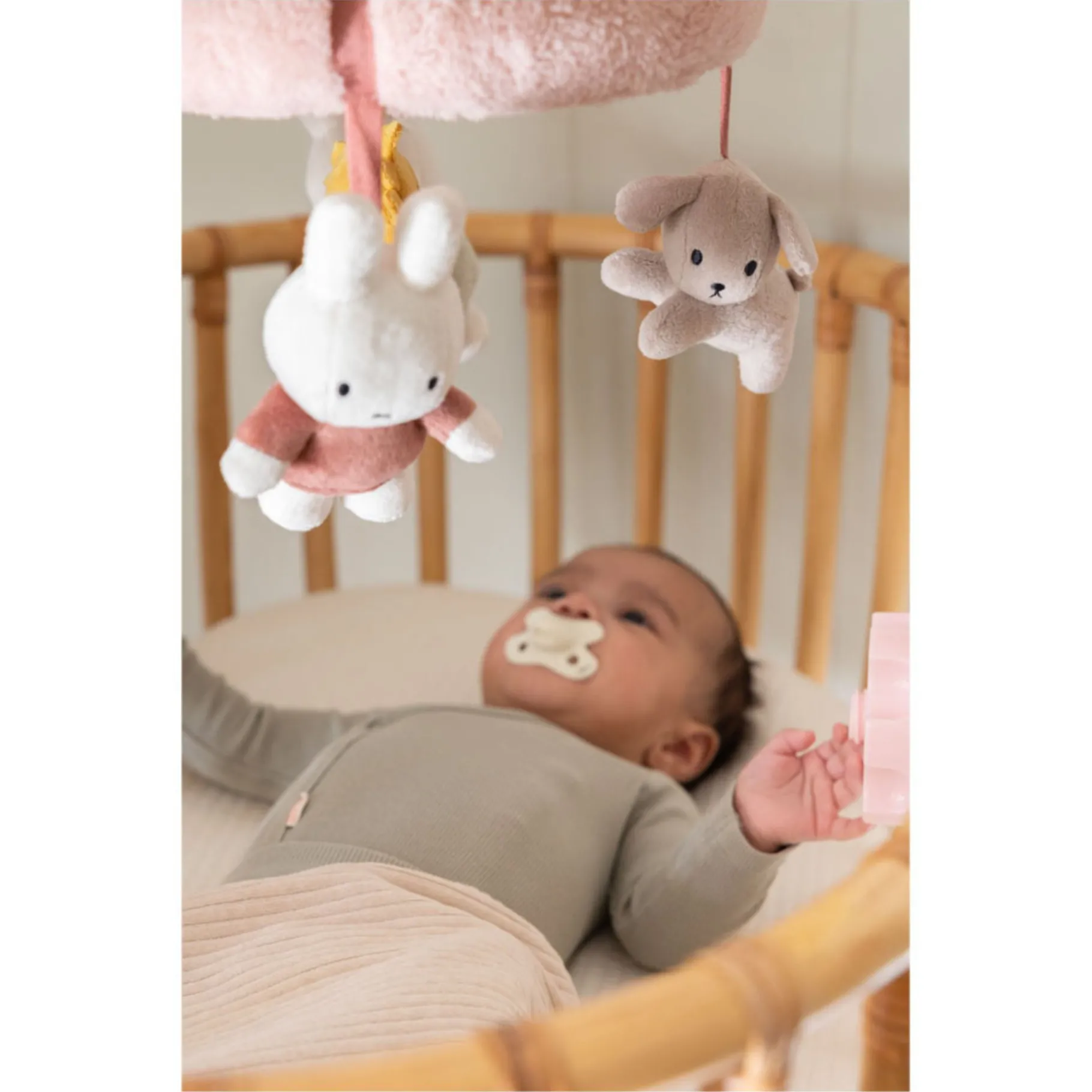Muziekmobiels>Tiamo Nijntje Muziekmobiel Fluffy Pink