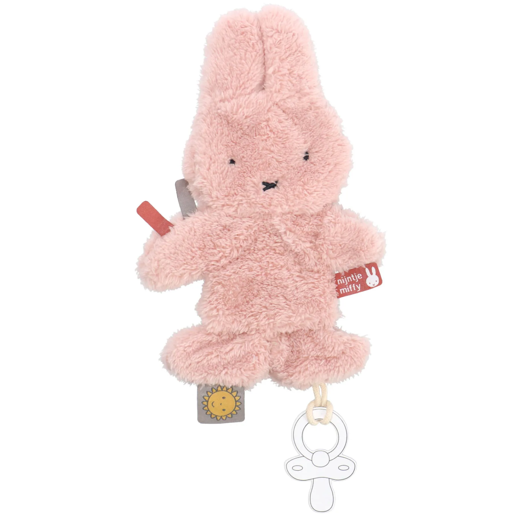 Knuffeldoekjes En Knuffelboekjes>Tiamo Nijntje Speendoekje Fluffy Pink