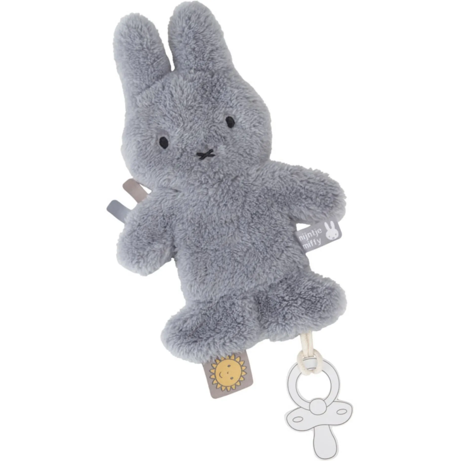 Knuffeldoekjes En Knuffelboekjes>Tiamo Nijntje Speendoekje Fluffy Blue