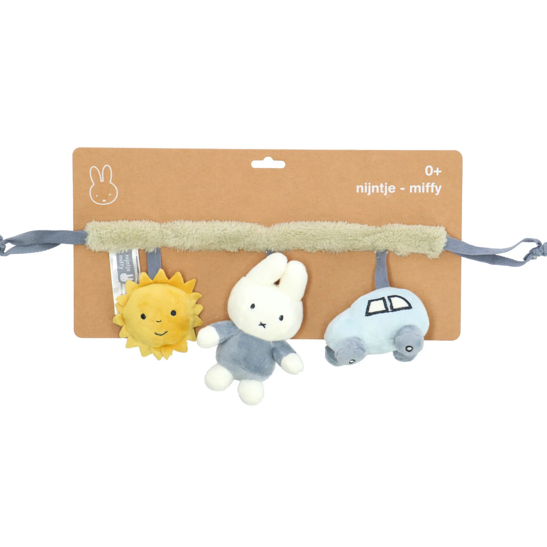 Buggyhangers En Wagenspanners>Tiamo Nijntje Wagenspanner Fluffy Blue