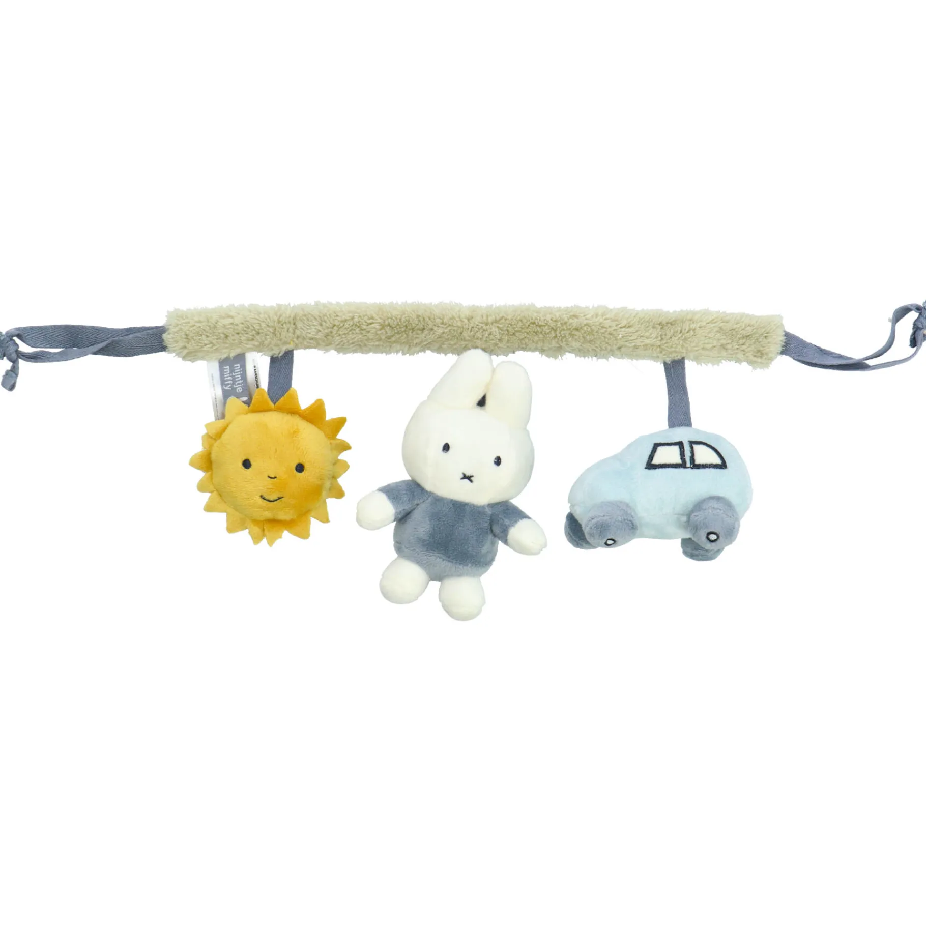 Buggyhangers En Wagenspanners>Tiamo Nijntje Wagenspanner Fluffy Blue