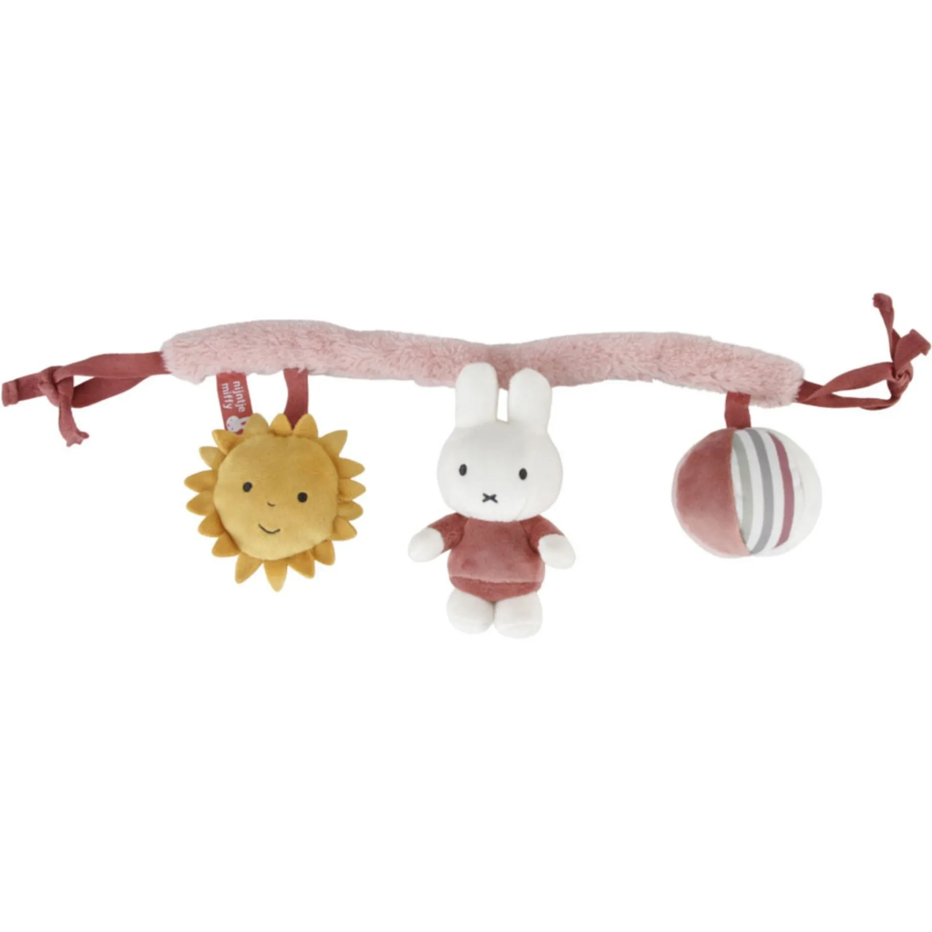 Buggyhangers En Wagenspanners>Tiamo Nijntje Wagenspanner Fluffy Pink