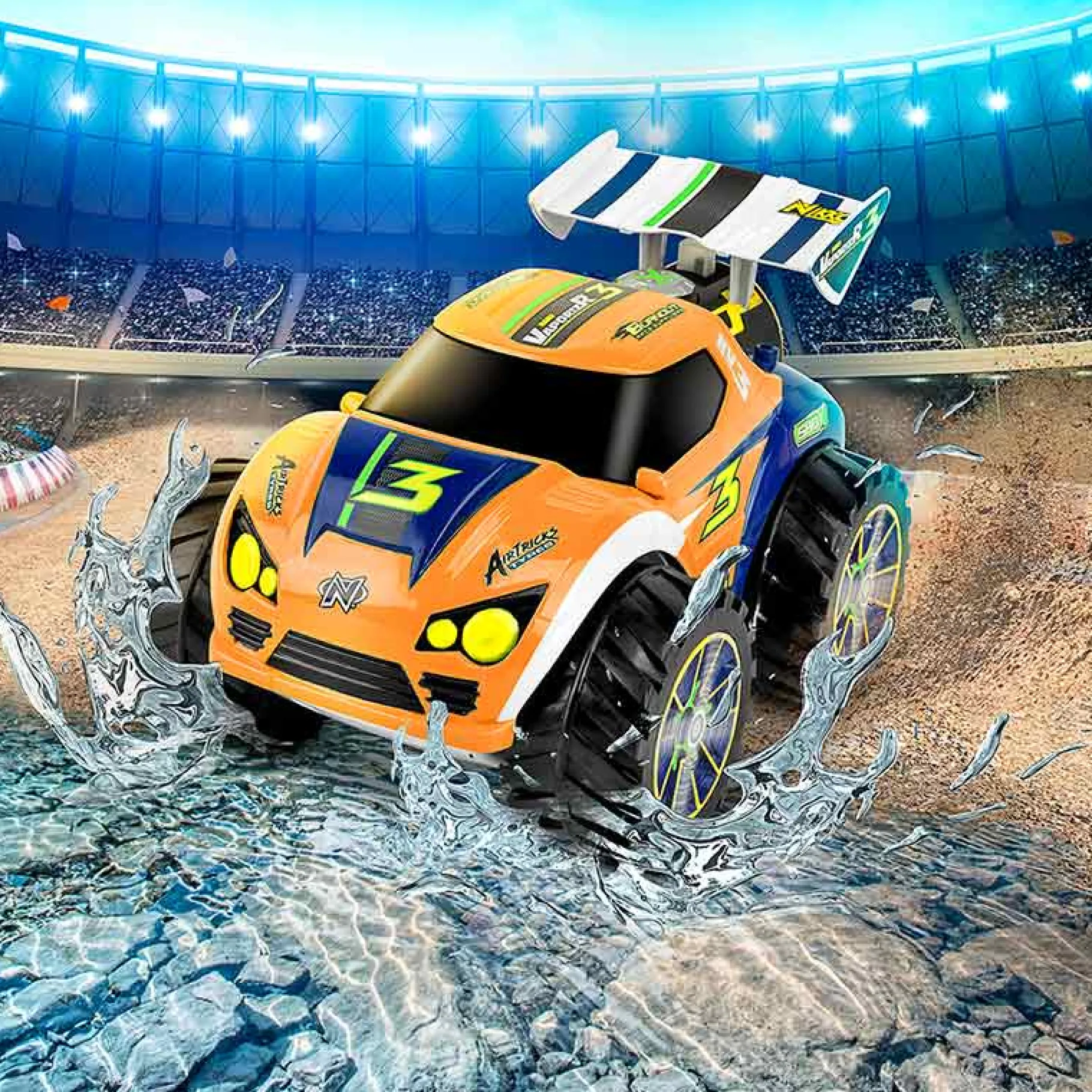 Radiografisch>Nikko Radiografisch Bestuurbare Auto Vaporizr Nano 3 Oranje