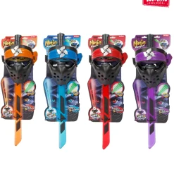 Zwaarden|Jongens> Ninja lichtzwaard en masker met licht en geluid 4  assorti
