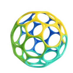 Babyspeelgoed> Oball Original klassiek easy grip blauw/groen