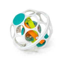 Babyspeelgoed> Oball Spinner Rattle wit/groen