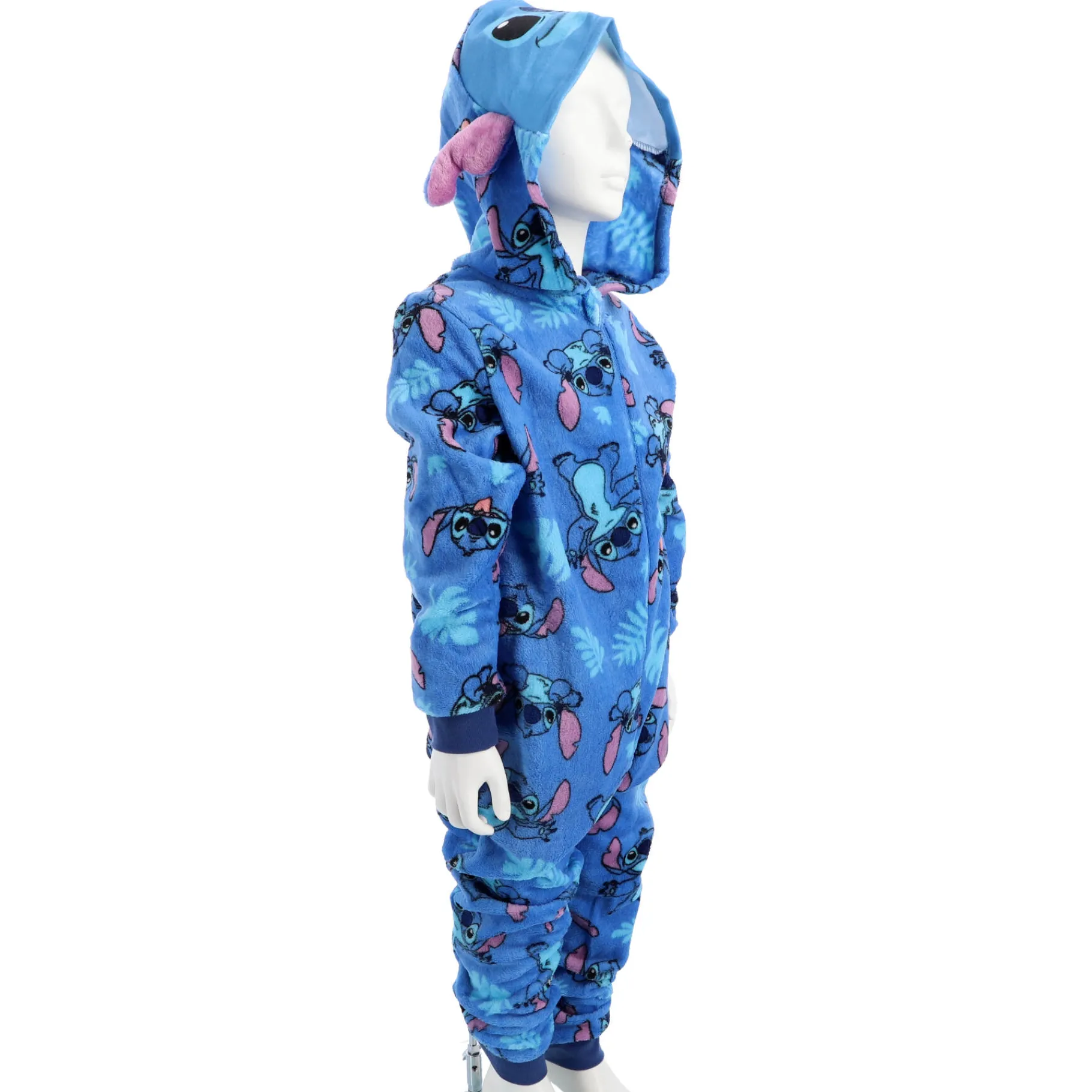 Kinderpyama's>Disney Onesie lilo & stitch blauw maat 110-116