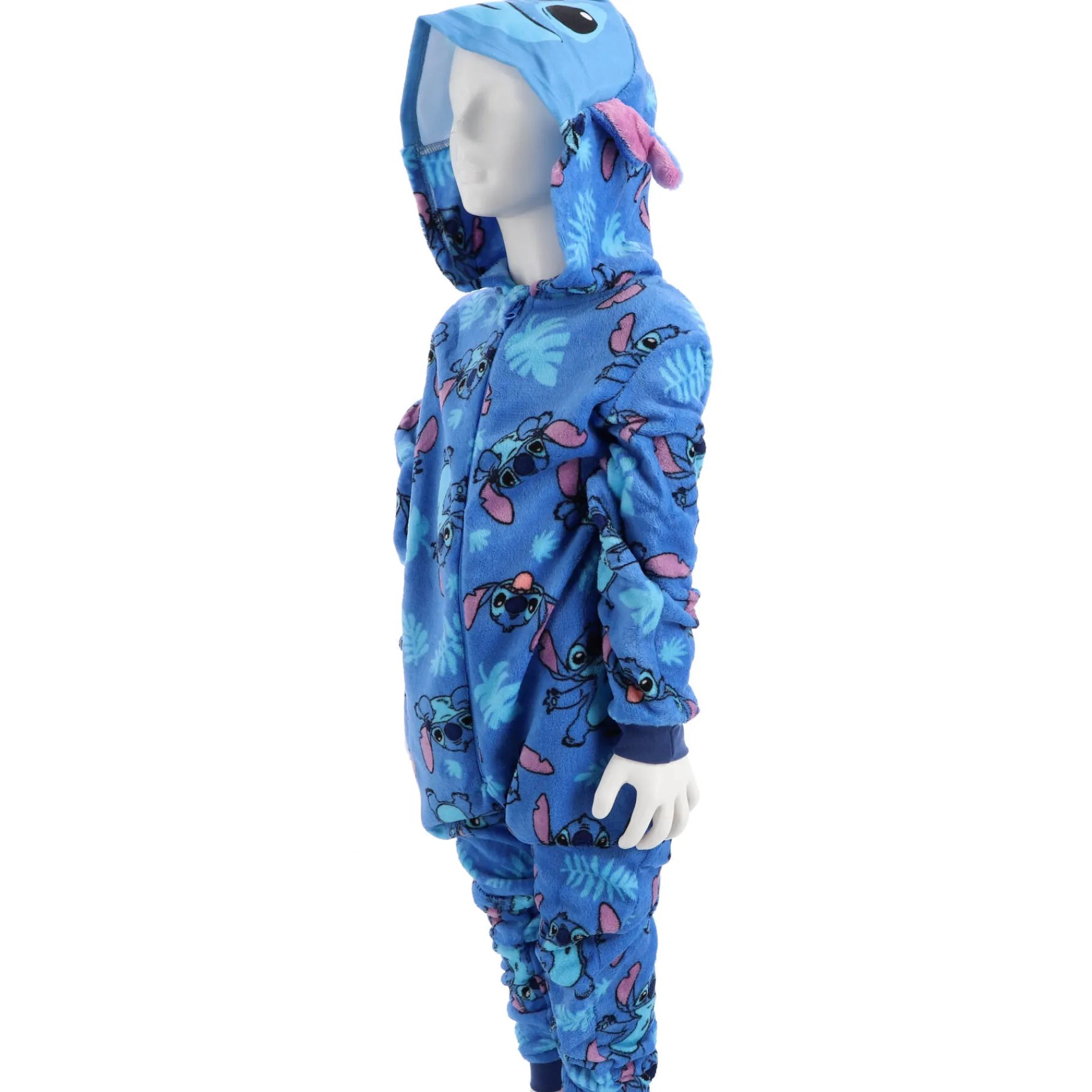 Kinderpyama's>Disney Onesie lilo & stitch blauw maat 110-116