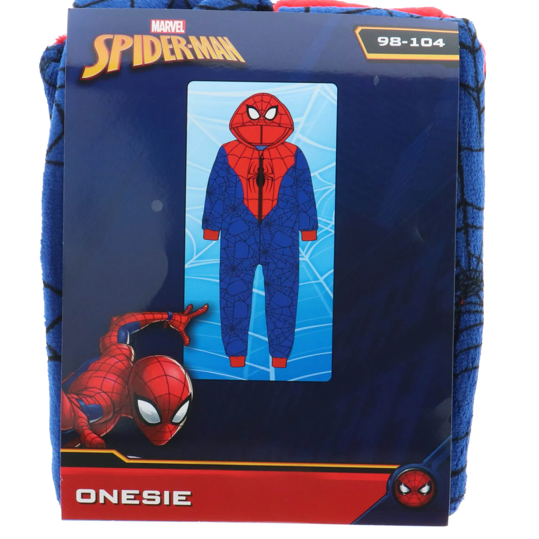 Kinderpyama's> Onesie spiderman maat 98-104