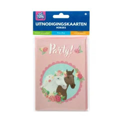 Feestartikelen> Paarden Uitnodigingskaarten