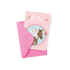 Feestartikelen> Paarden Uitnodigingskaarten