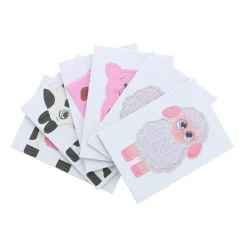 Papier></noscript> Papier knutselen Accordion dieren 3 stuks  2 assorti