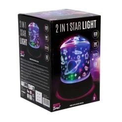 Disco> Party Time LED 2 in 1 starlight met zwarte voet