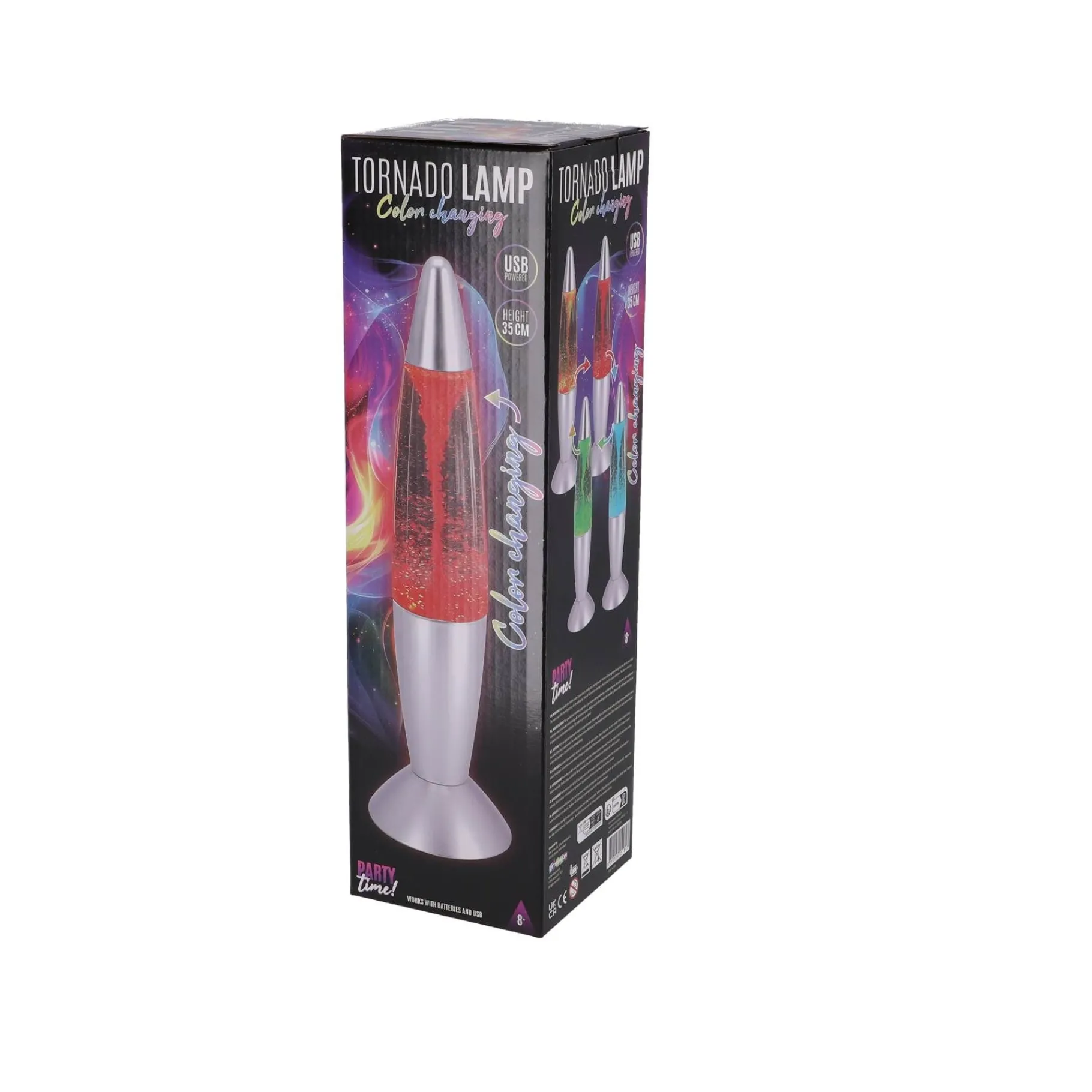 Verlichting> Party Time Tornado lamp led verkleurend 35 cm