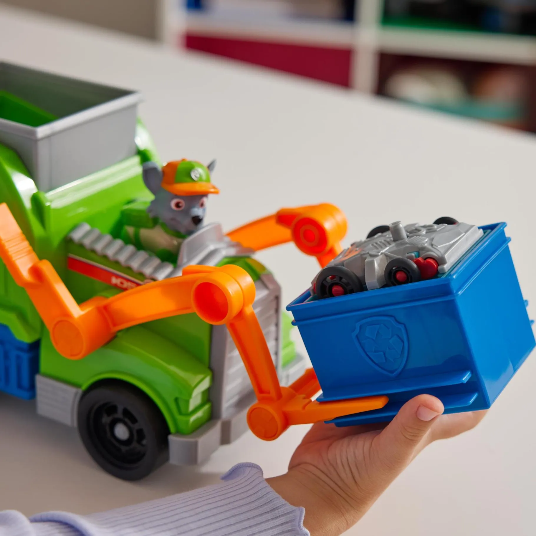 Meisjes|Speelfiguren>Spinmaster PAW Patrol - Rocky's Recycling Truck
