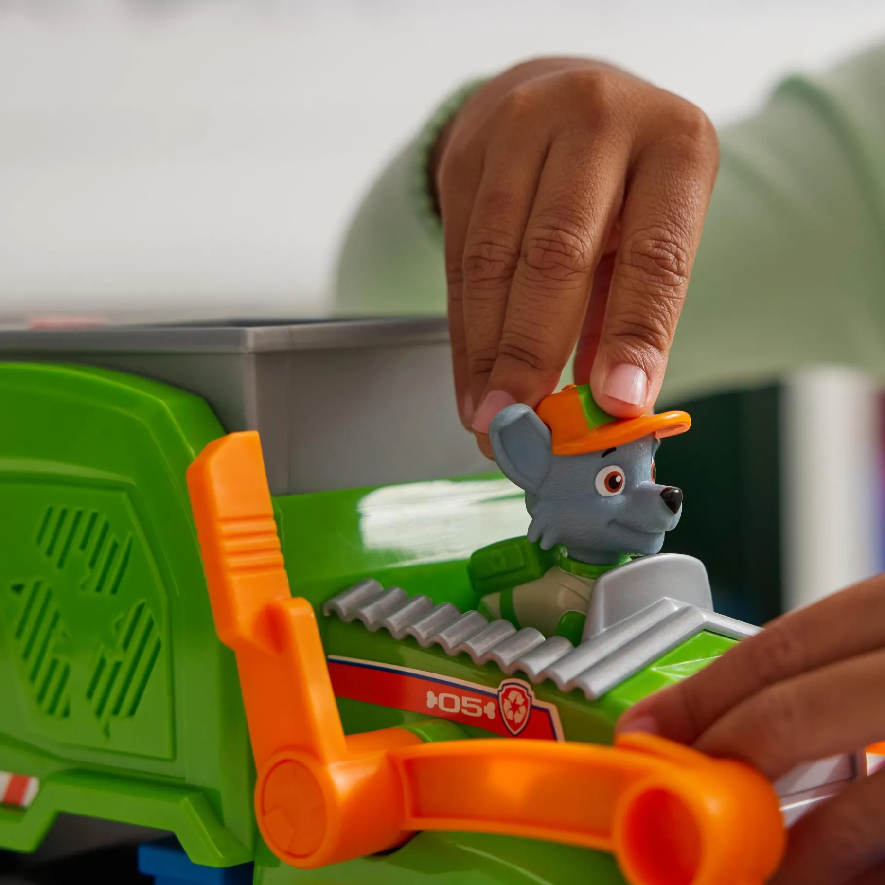 Meisjes|Speelfiguren>Spinmaster PAW Patrol - Rocky's Recycling Truck