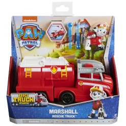 Voertuigen|Jongens>Spinmaster Paw Patrol Big Truck Pups Deluxe Vehicle Marshall