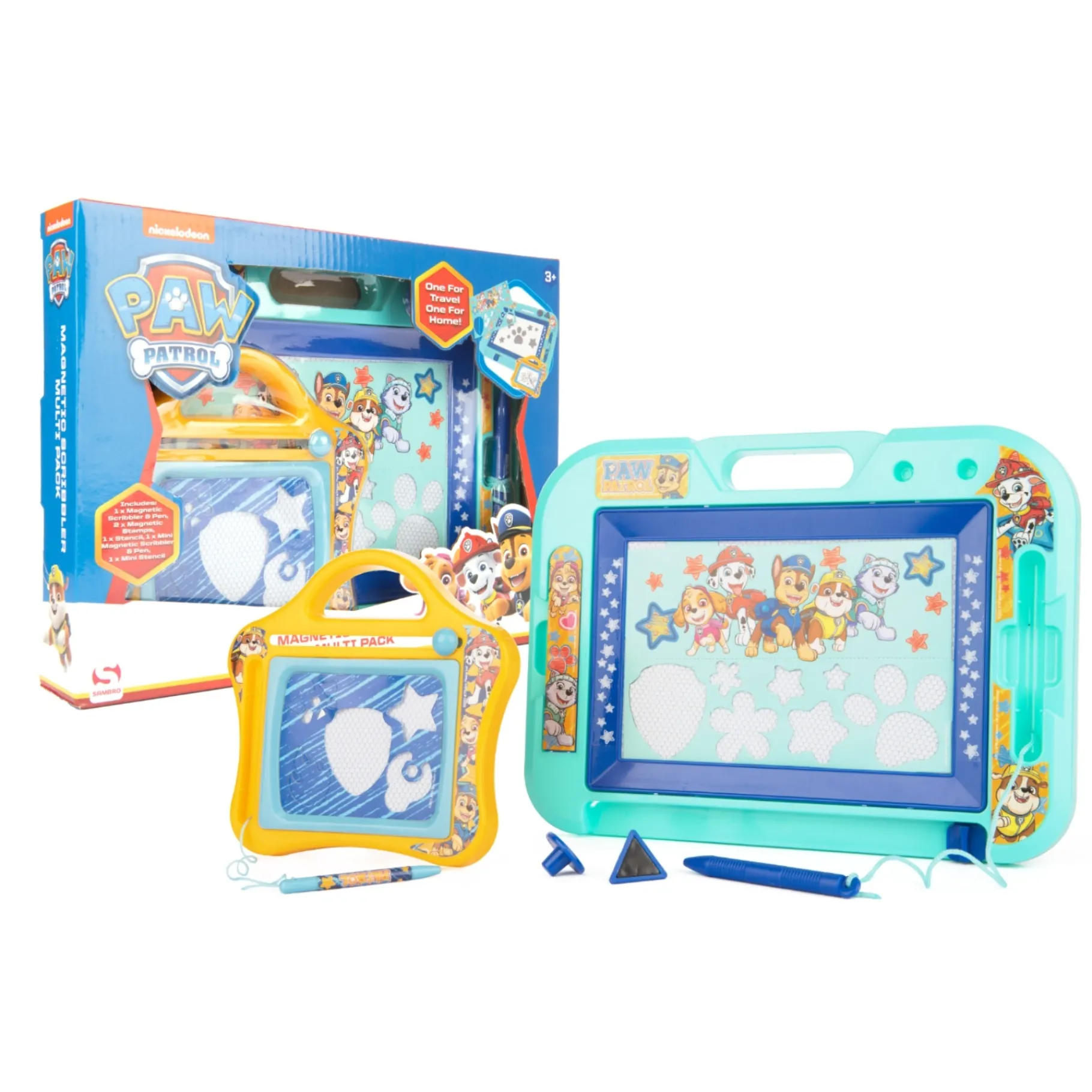 Schrijfwaren|Tekenen / Kleuren> Paw Patrol magisch tekenbord multipack