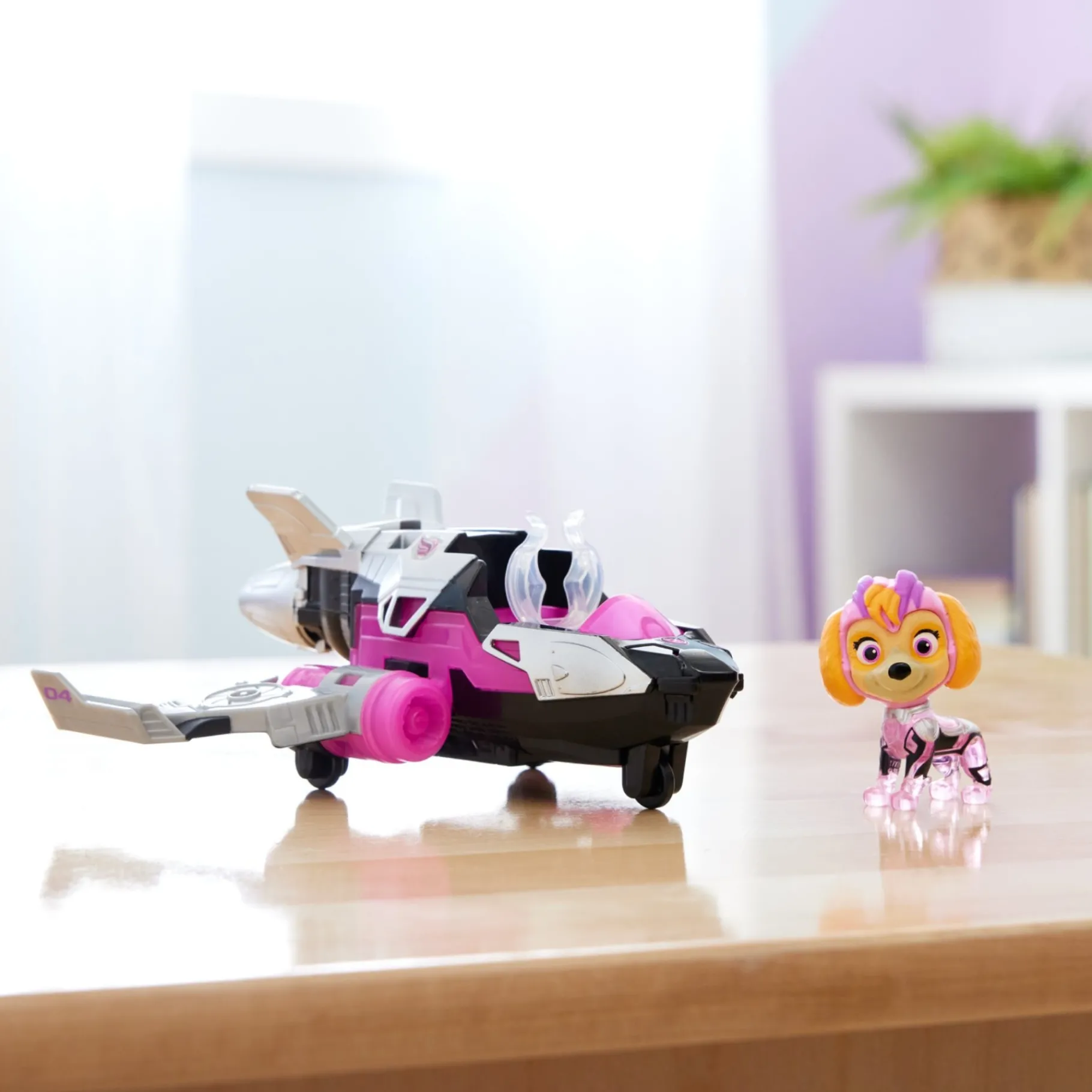 Voertuigen|Speelsets>Spinmaster Paw Patrol Mighty Movie Vehicles Skye