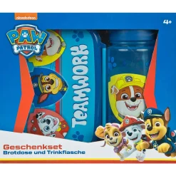 Schoolbekers En Broodtrommels> Paw patrol set broodtrommel en drinkfles