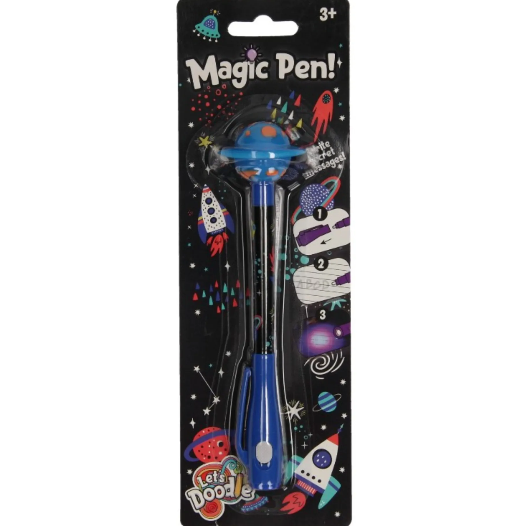 Schrijfwaren|Meisjes> Pen onzichtbare inkt 6 asst.