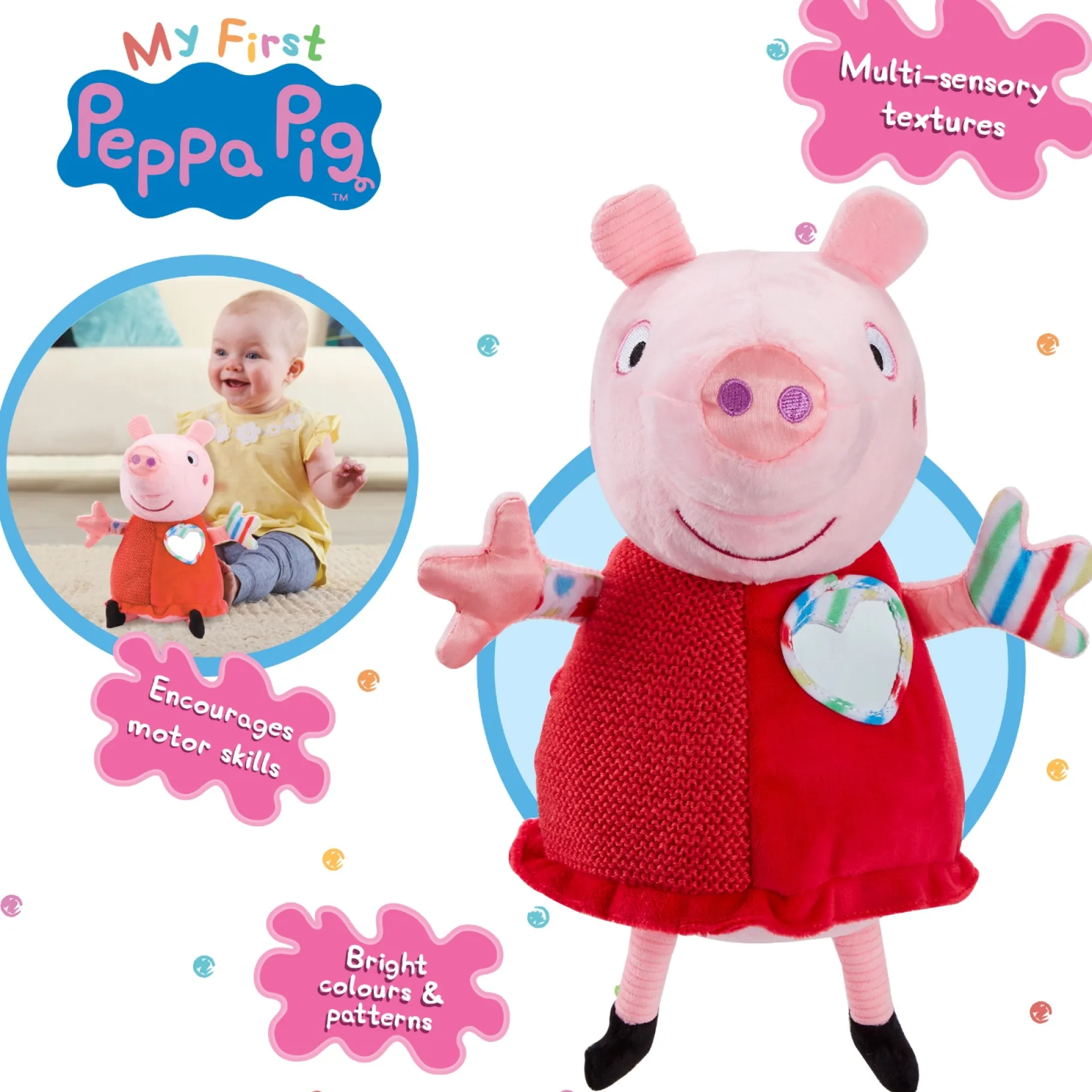 Overige> Peppa Pig My First Peppa Sensory Soft Toy