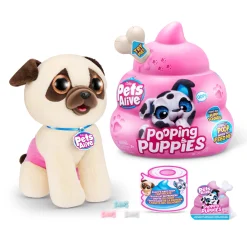 Robots>Zuru Pets Alive pooping puppies s1 interactive pluche assorti