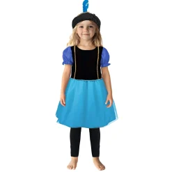 Jongens|Verkleden> Pietenjurk Paars/Blauw 98-104